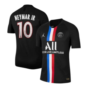 Camisa Retrô Paris Saint-Germain IV 2019/20 - Masculina Jordan - Preta