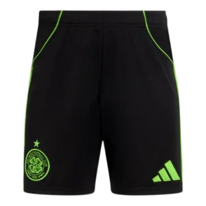 Short Celtic II 25/26 - Adidas - Preto e verde