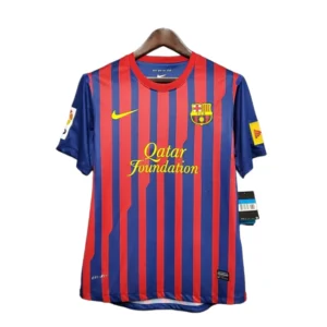 Camisa Barcelona Retrô 20112012 Azul e Grená - Nike
