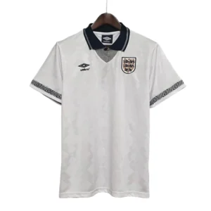 Camisa Retrô Seleção da Inglaterra 1990 - Umbro Masculina - Branca