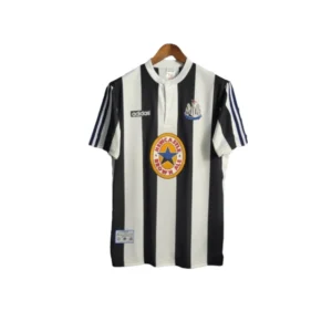 Camisa Newcastle Retrô 97/99 - Adidas Masculina - Branca com listras pretas