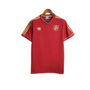 Camisa Retrô Fluminense I 2015/2016 - Masculina Adidas - Vermelha com detalhes em dourado