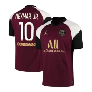 Camisa Retrô Paris Saint-Germain III 20/21 - Masculina Jordan - Vinho e branca