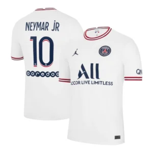 Camisa Retrô Paris Saint-Germain IV 21/22 - Torcedor Jordan Masculina - Branca