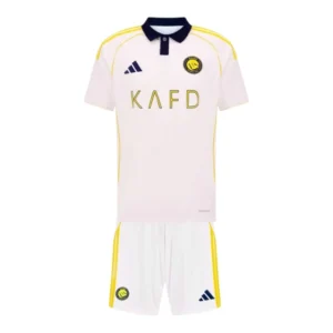 Kit Infantil Al-Nassr 25/26 - Adidas - Branco