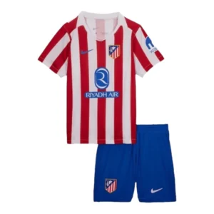 Kit Infantil Atlético de Madrid I 25/26 - Nike - Branco e vermelho