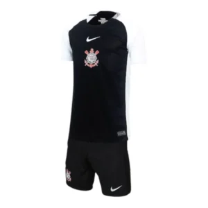 Kit Infantil Corinthians II 25/26 - Nike - Preto e branco