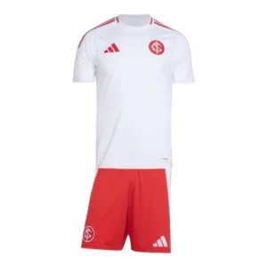 Kit Infantil Internacional II 25/26 - Adidas - Branco e vermelho