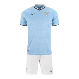 Kit Infantil Lazio I 24/25 - Mizuno - Azul e branco