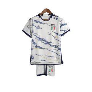 Kit Infantil Seleção da Itália II 23/24 - Adidas - Branco