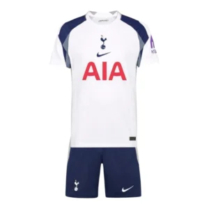 Kit Infantil Tottenham I 25/26 - Nike - Branco e azul