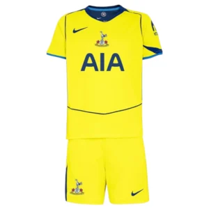 Kit Infantil Tottenham III 25/26 - Nike - Amarelo e azul