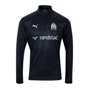 Camisa Olympique Marseille 25/26 manga longa - Torcedor Puma Masculina - Preta