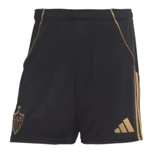 Short Atlético Mineiro III 25/26 - Masculino Adidas - Preto e marrom