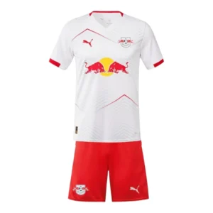 it Infantil Red Bull Leipzig I 25/26 - Puma - Branco e vermelho