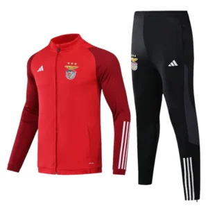 Conjunto Benfica 23/24 - Masculino Adidas - Vermelho com detalhes em branco e amarelo