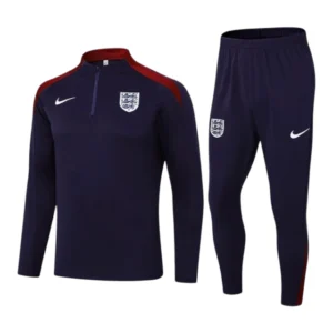Conjunto Seleção Inglaterra Treino 24/25 - Masculino Nike - Roxo com detalhes em vinho