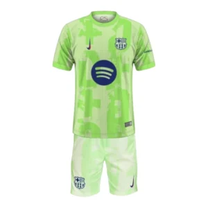 Kit Infantil Barcelona III 24/25 - Nike - Verde
