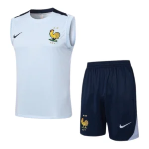 Kit Treino adulto - Camisa e Shorts - Seleção França Nike 24/25 - Azul
