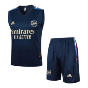 Kit Treino adulto - Camisa e Shorts - Arsenal Adidas 23/24 - Azul