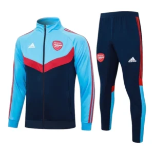 Conjunto Arsenal Treino 24/25 - Masculino Adidas - Azul com detalhes em vermelho