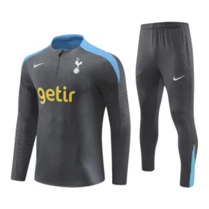 Conjunto Tottenham Treino 24/25 - Masculino Nike - Cinza com detalhes em azul