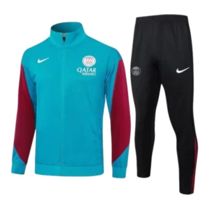 Conjunto Paris Saint German Treino 24/25 - Masculino Nike - Azul e preto com detalhes em vermelho
