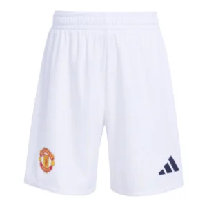 Short Manchester United I 25/26 - Masculino Adidas - Branco