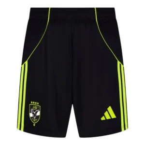 Short Short Al-Ahly II 25/26 - Masculino Adidas - Preto com detalhes em amarelo