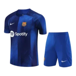 Kit Treino adulto - Camisa e Shorts - Barcelona Nike 23/24 - Azul