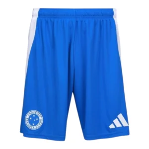 Short Cruzeiro II 25/26 - Masculino Adidas - Azul com detalhes em branco