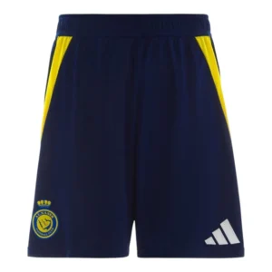 Shorts Al-Nassr II 24/25 - Masculino Adidas - Azul com detalhes em amarelo