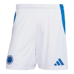 Short Cruzeiro I 25/26 - Masculino Adidas - Branco com detalhes em azul