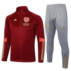 Conjunto Arsenal 23/24 - Masculino Adidas - Vermelho e cinza