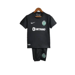 Kit Infantil Sporting Lisboa III 24-25 - Preto