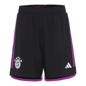 Short Bayern de Munique II 24/25 - Masculino Adidas - Preto com detalhes em roxo