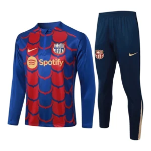 Conjunto Barcelona Treino 24/25 - Masculino Nike - Azul e vermelho