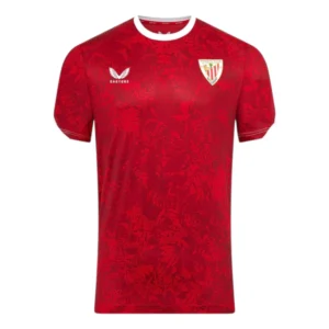Camisa Athletic Bilbao Pré-jogo 25/26 - Torcedor Castore Masculina - Vermelha e branca