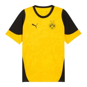 Camisa Borussia Dortmund Treino 25/26 - Torcedor Puma Masculina - Amarela e preta