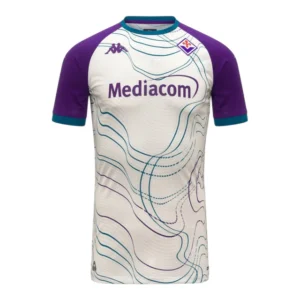 Camisa Fiorentina Pré-jogo I 25/26 - Torcedor Kappa Masculina - Branca e roxa