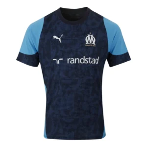 Camisa Olympique Marseille Treino 25/26 - Torcedor Puma Masculina - Azul