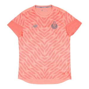 Camisa Porto Pré-jogo 25/26 - Torcedor New Balance Masculina - Laranja e cinza