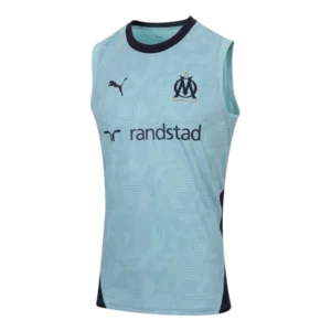 Camisa Regata Olympique Marseille Pre-jogo II 25/26 - Torcedor Puma Masculina - Azul