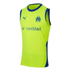 Camisa Regata Olympique Marseille Treino 25/26 - Torcedor Puma Masculina - Verde e azul