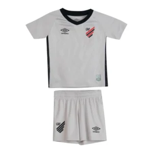 Kit Infantil Athletico Paranaense II 25/26 - Umbro - Branco e preto