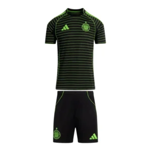 Kit Infantil Celtic II 25/26 - Adidas - Preto e verde