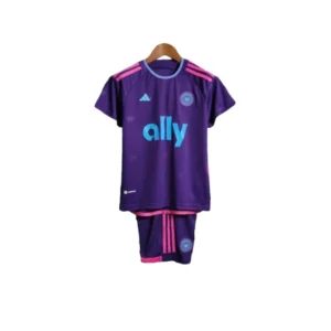 Kit Infantil Charlotte II - Adidas - Roxo com detalhes em azul e rosa