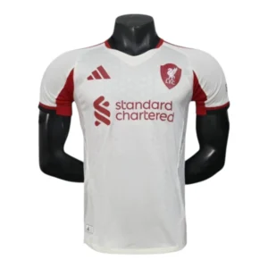 Camisa Liverpool II 25/26 - Jogador Adidas Masculina - Bege com detalhes em vermelho e preto