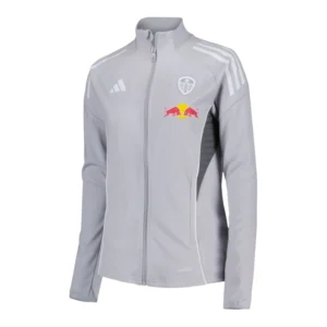 Jaqueta Corta-Vento Leeds United 25/26 - Adidas - Cinza