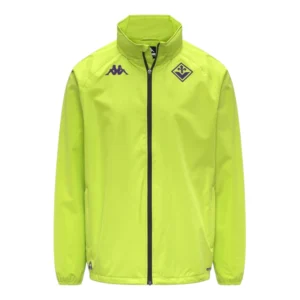 Jaqueta Corta-Vento Fiorentina 25/26 - Kappa - Amarela neon